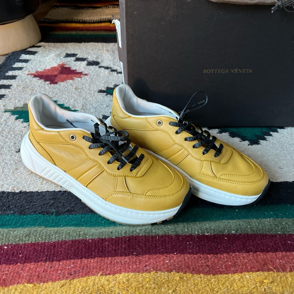 Bottega Veneta Speedster Sneaker, Butterscotch Size 9, worn 1 time